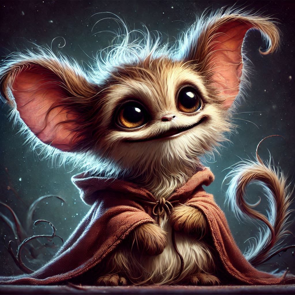 adorable fairy-tale fantasy creature portrait..