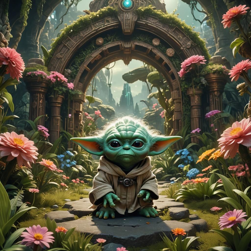 gismo yoda gremlin - AI Generated Artwork - NightCafe Creator