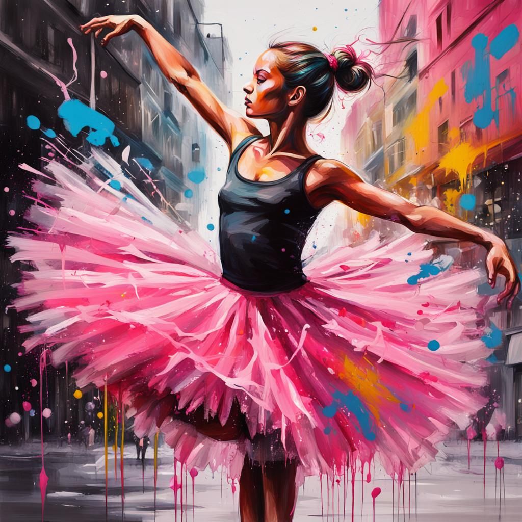 Ballerina In A Tulle Tutu