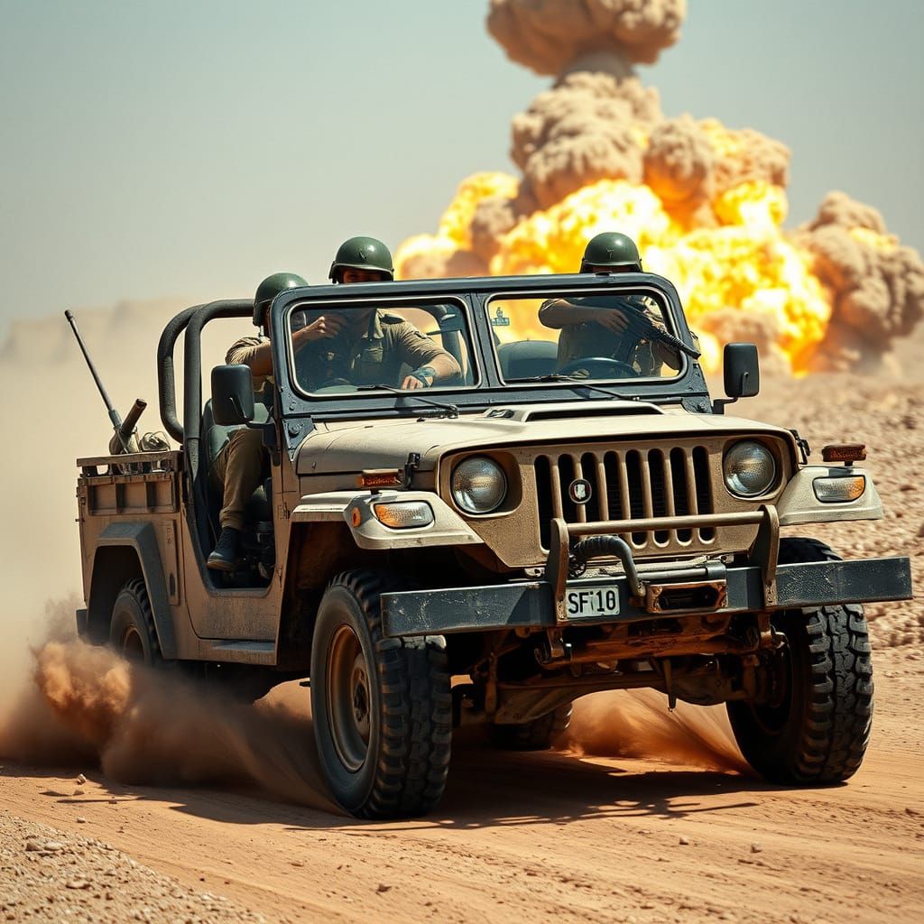 Gritty IDF Soldiers Speed Through War-Torn Gaza in Cinematic...