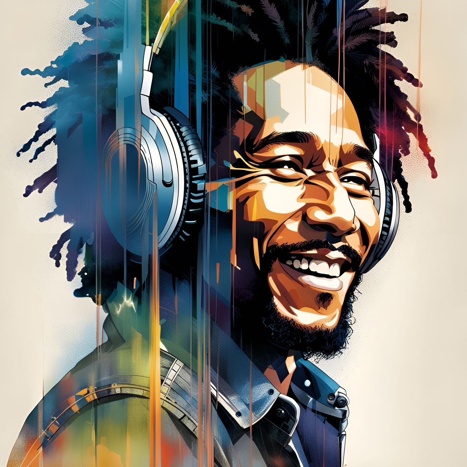 Soundwaves: No Woman No Cry  by @PRiAM_art