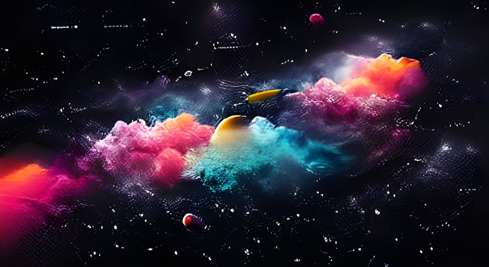 Tour of space Behance HD colourful - AI Generated Artwork - NightCafe