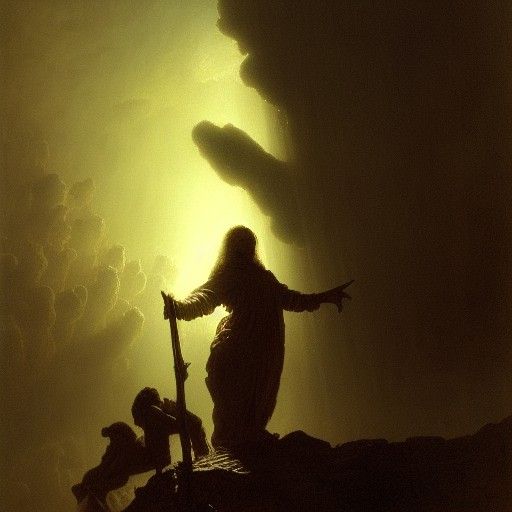 Begging at God's feet