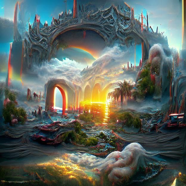heaven's sunswept gateway