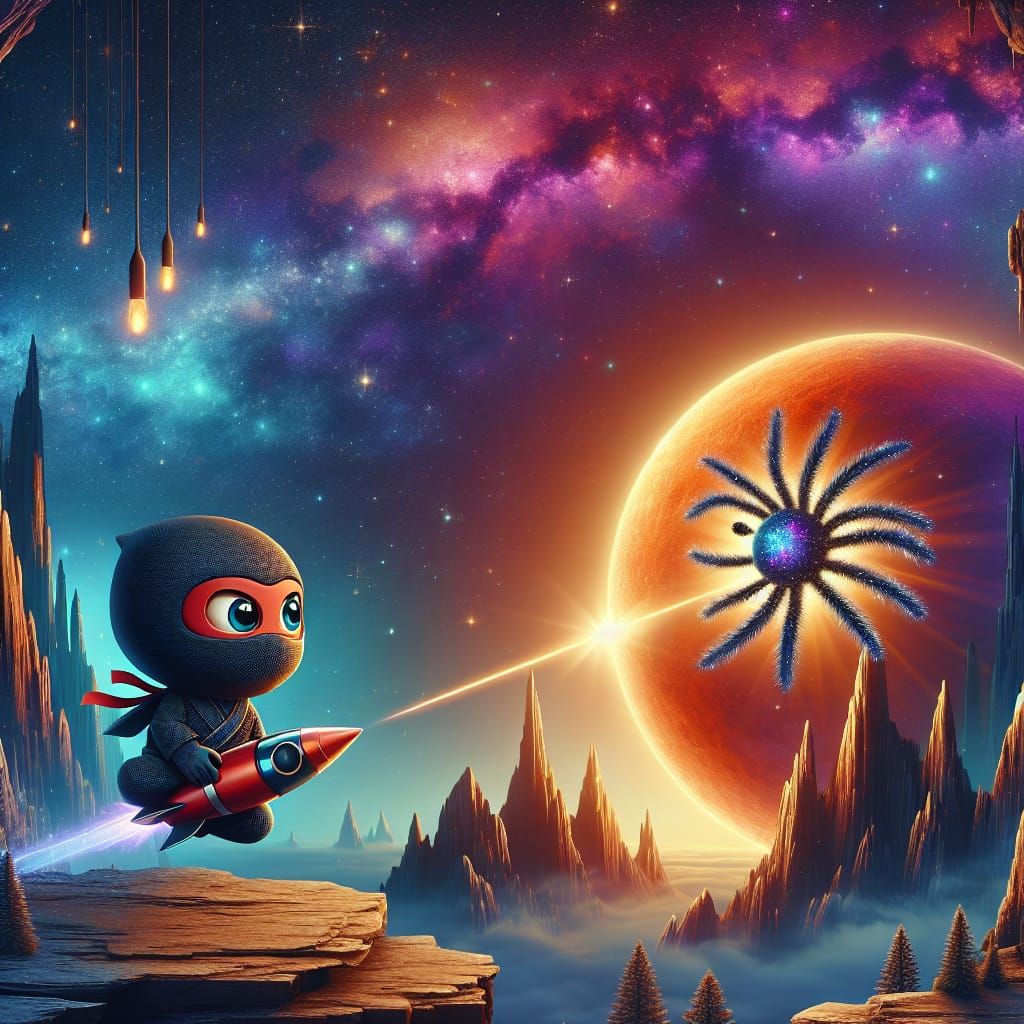 ✨️🥷🪽🌌, 🕷🚀, 🍊🪐✨️