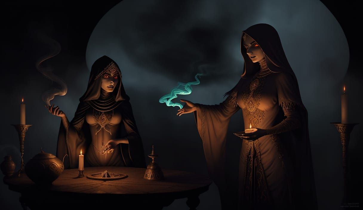 Aisha Qandicha the morrocan witch summoning a jinn 