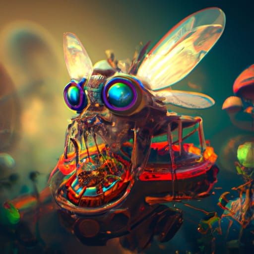 the mind of a hallucinated housefly