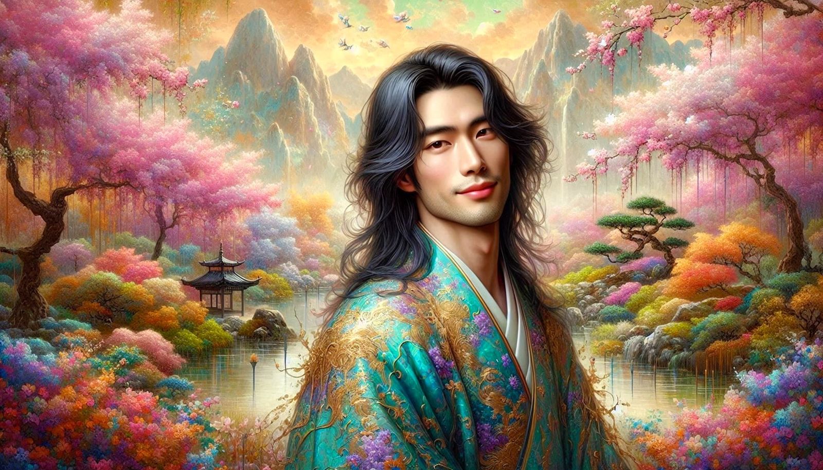 Handsome Japanese man