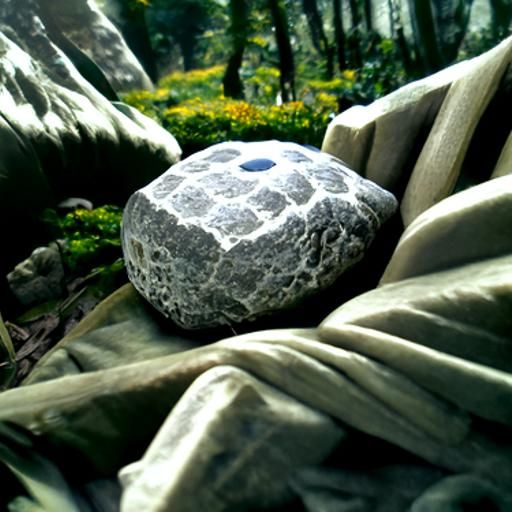 A stone pillow