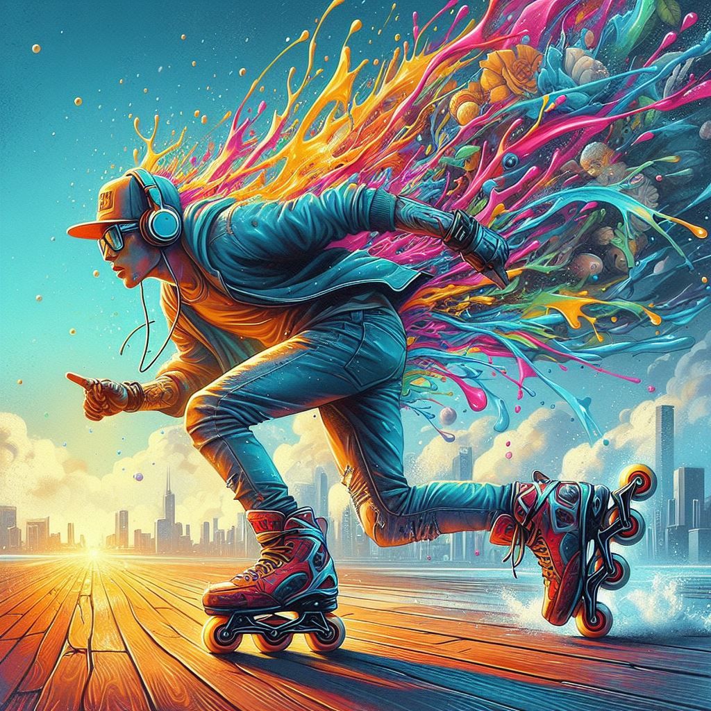 What's he listening to?