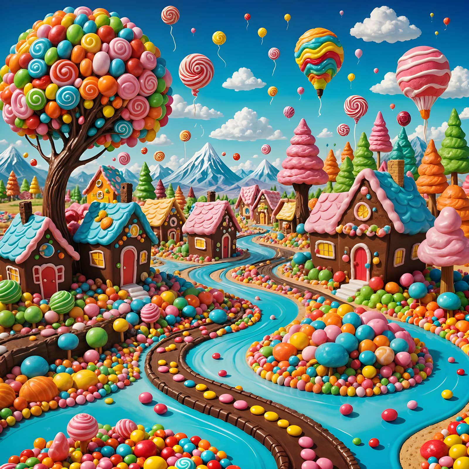 candy world  by @tohelpukraine