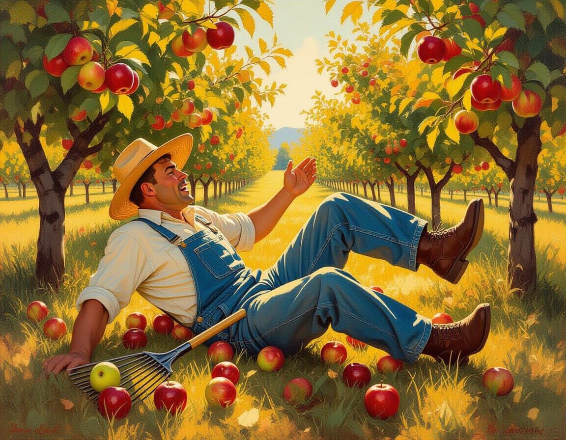 ... stepped on a rake...  by @Eee17