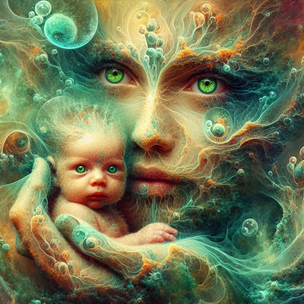 Mama & Baby In A Cellular Dream!!!!