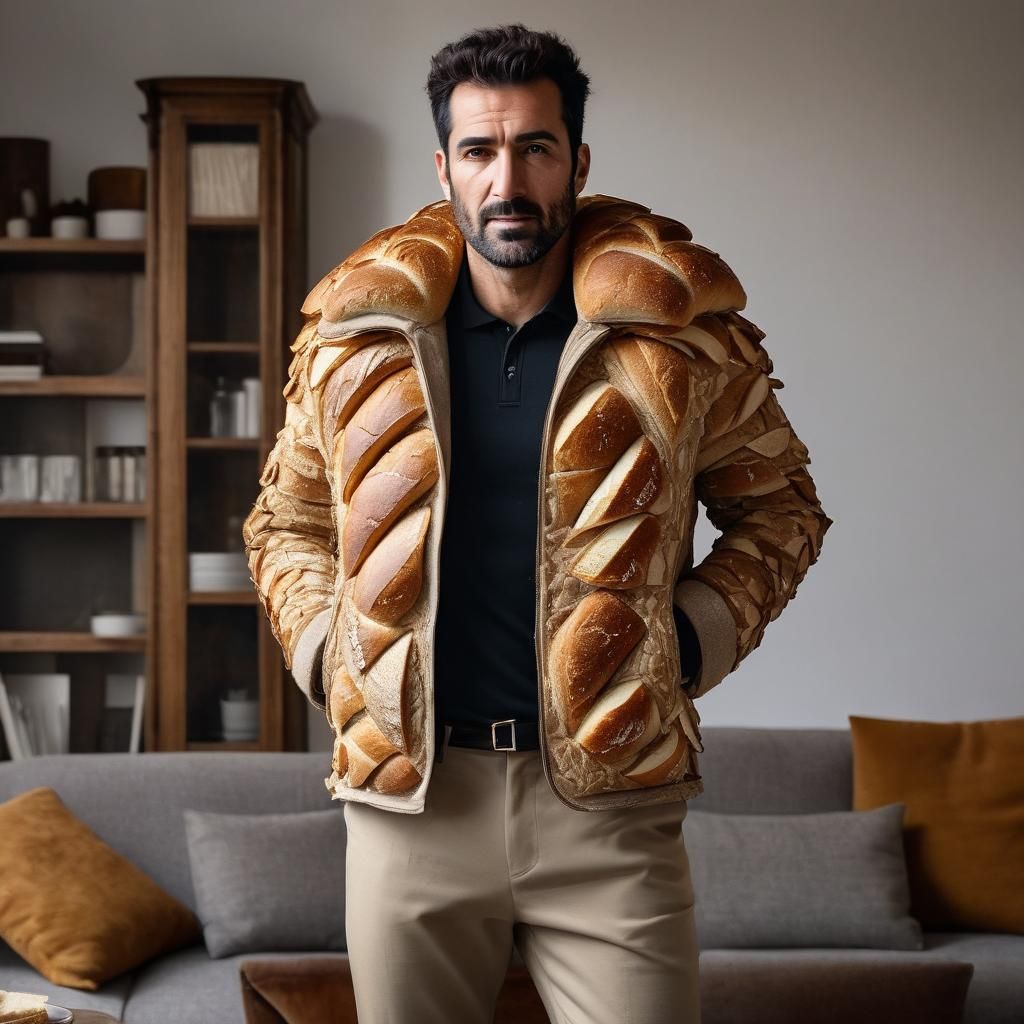 My crusty old jacket. Perfect for loafing around in.  by @Simon C