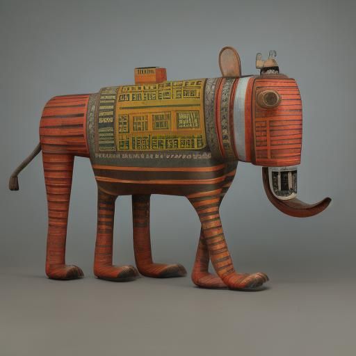 <lora:Whimsey-Wood-DSv8:1.0>Penny-farthing bicycle, colourful wooden toy, Epic cinematic brilliant stunning intricate meticulously detailed...