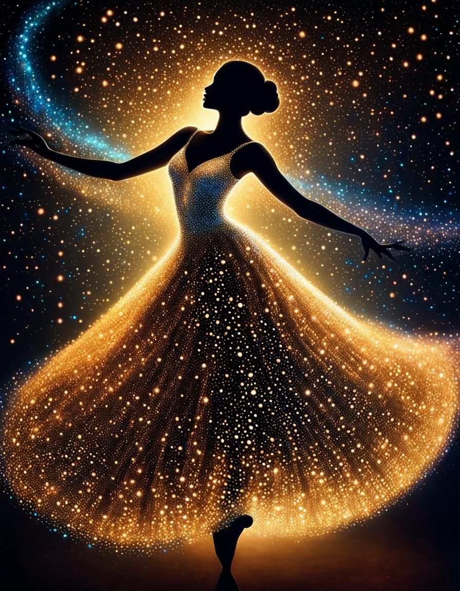 Cosmic ballet  by @Mangochango