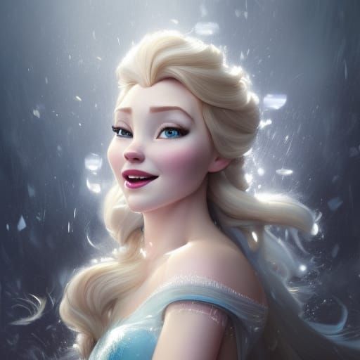 Queen Elsa - AI Generated Artwork - NightCafe Creator
