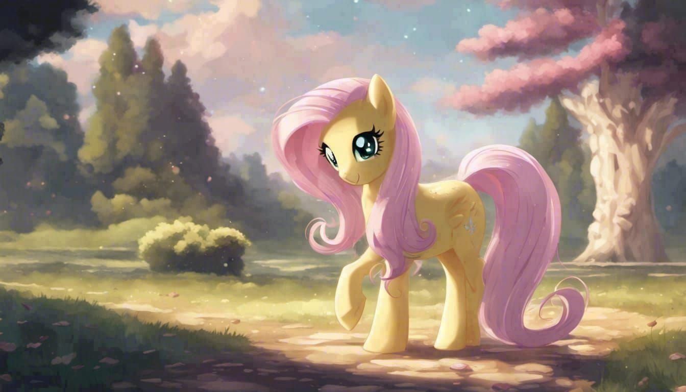 Fluttershy Poses - AI Generated Artwork - NightCafe Creator