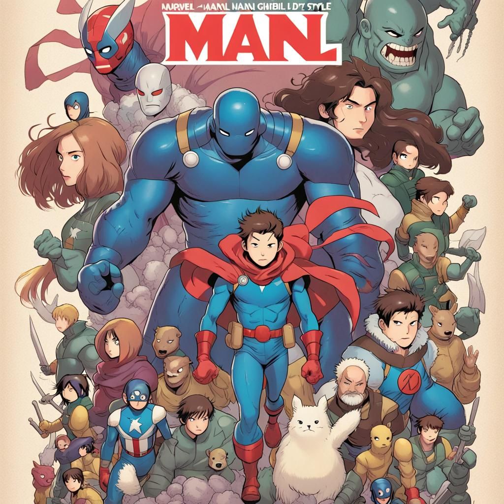 Studio Ghibli X man