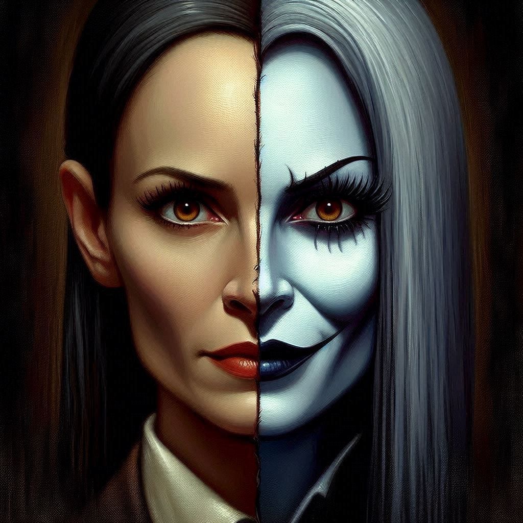 Maila Nurmi / Vampira Split Portrait