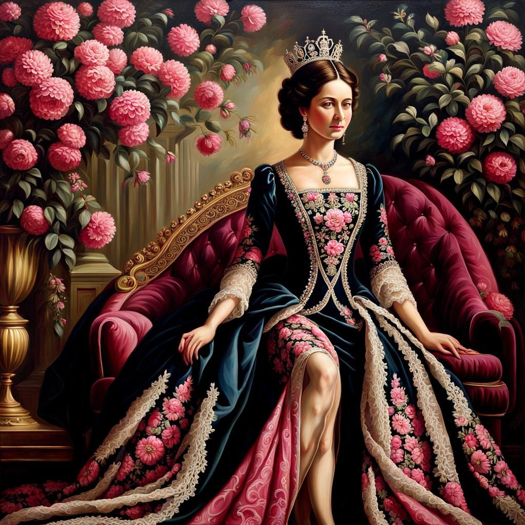 Beautiful Royal Queen - AI Generated Artwork - NightCafe Creator