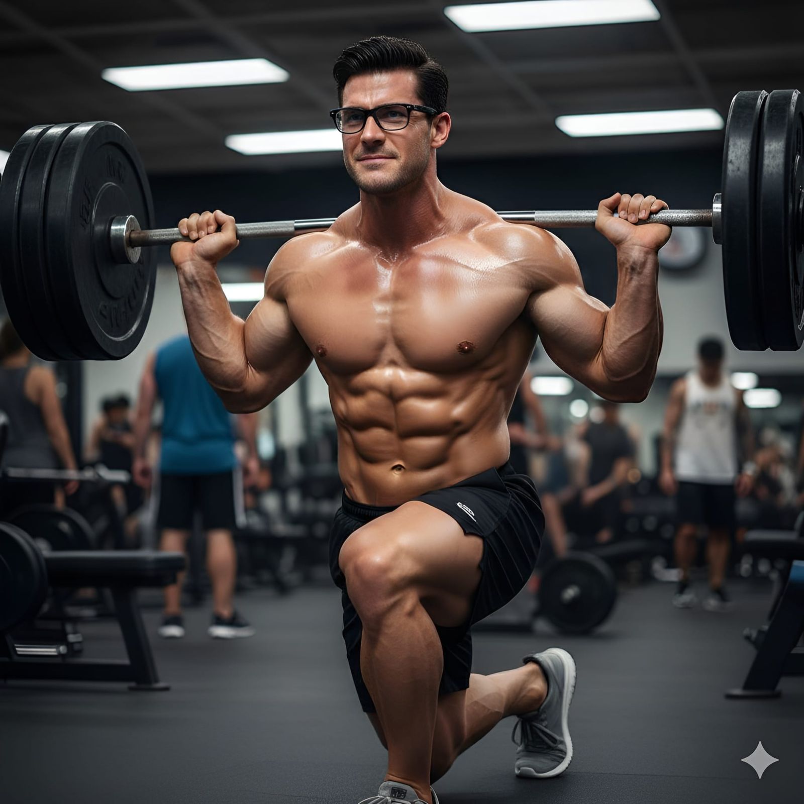 CK's leg day: Lunges