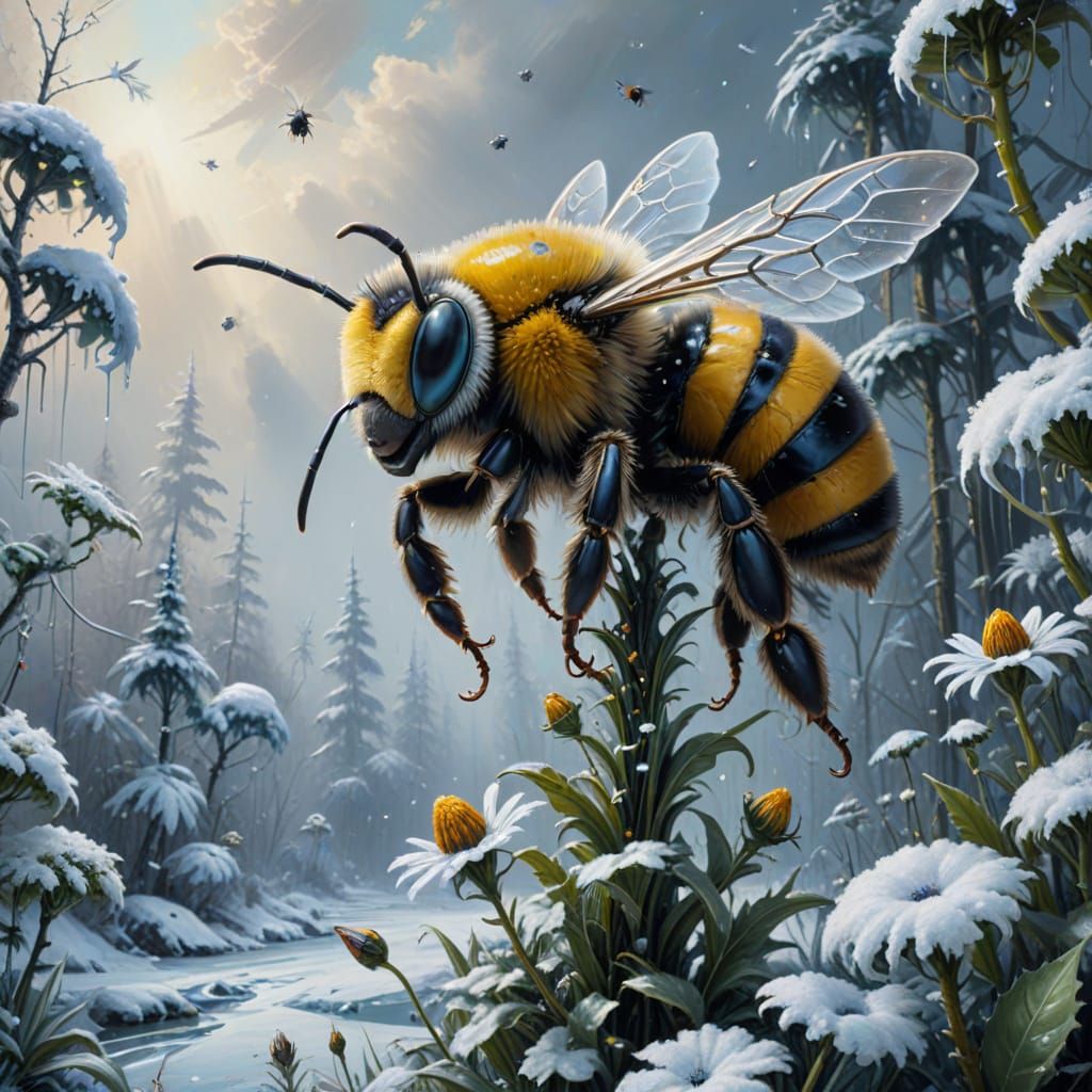 Winter bee