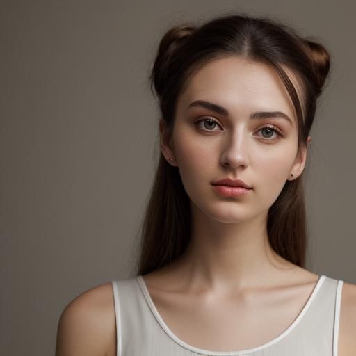 Eleonora Shvets, Cute, Ukraine girl, 18-year-old, round face, neutral ...