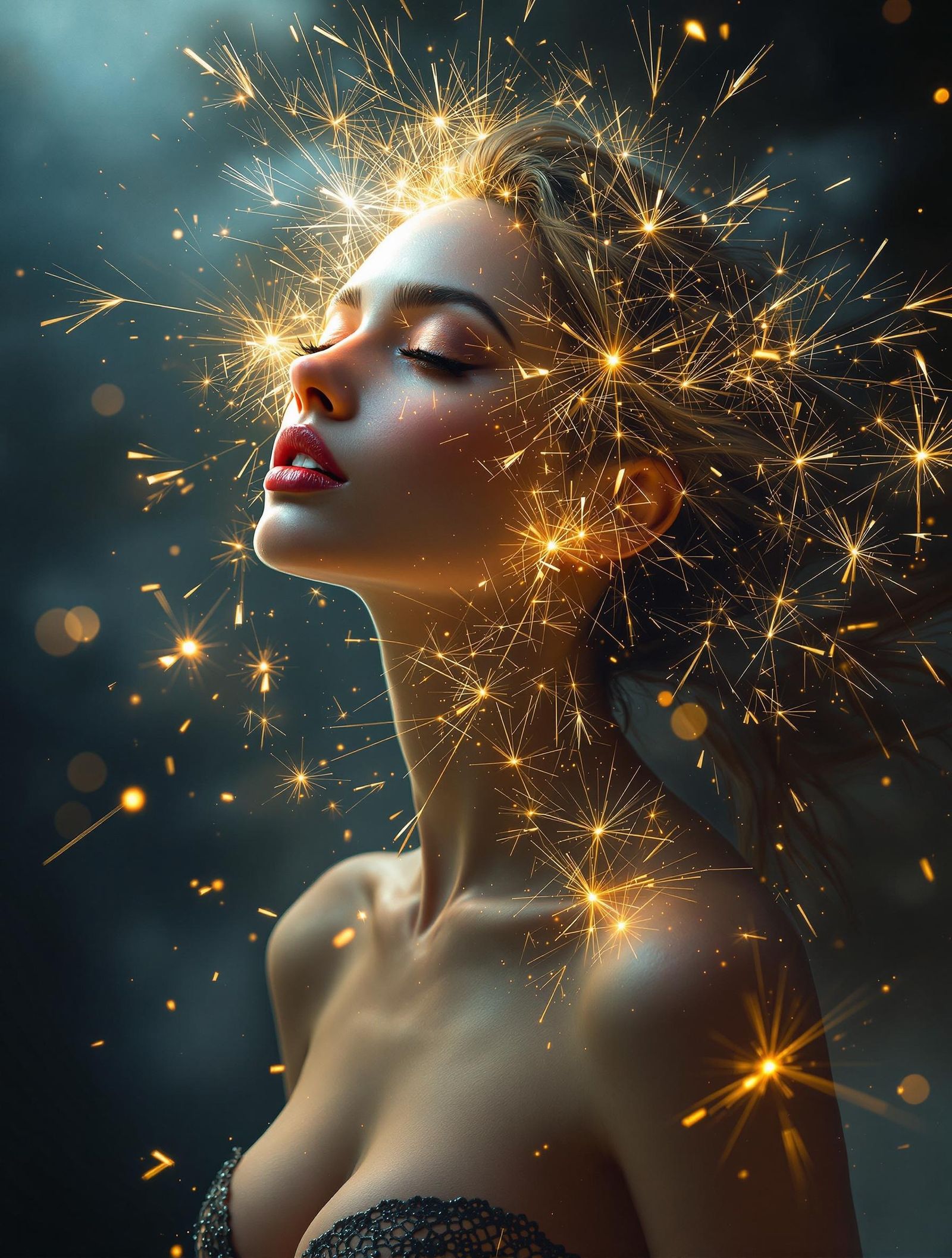 She lits Up Like a Spark