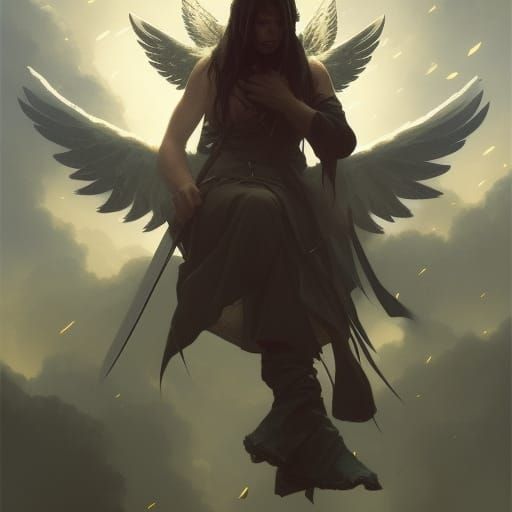 The angel of death - AI Generated Artwork - NightCafe Creator