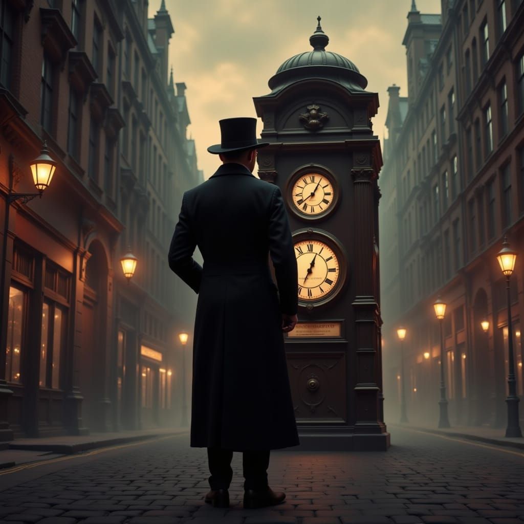 Orson Welles in Time Machine, Film Noir Style