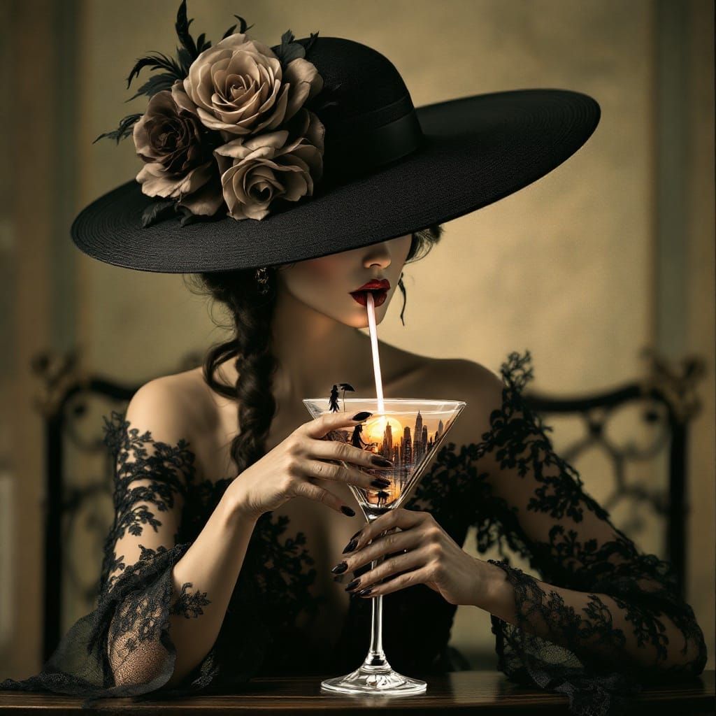 Ostentatious wide-brimmed hat  by @GMX_TrackMaD