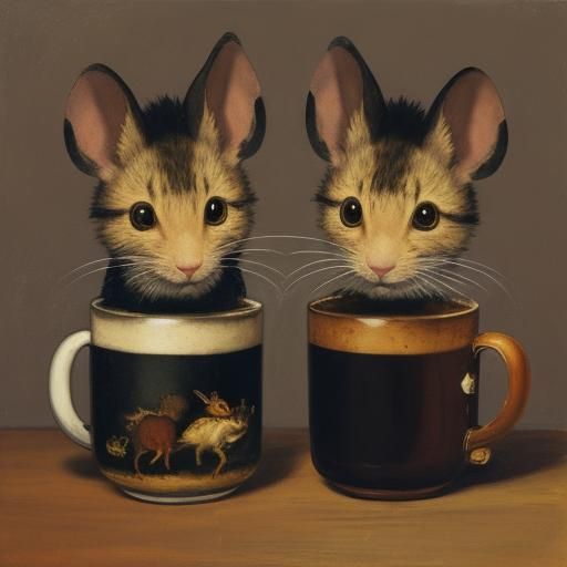 Double coffee with double mouse
Duality by Frans Snyders and...