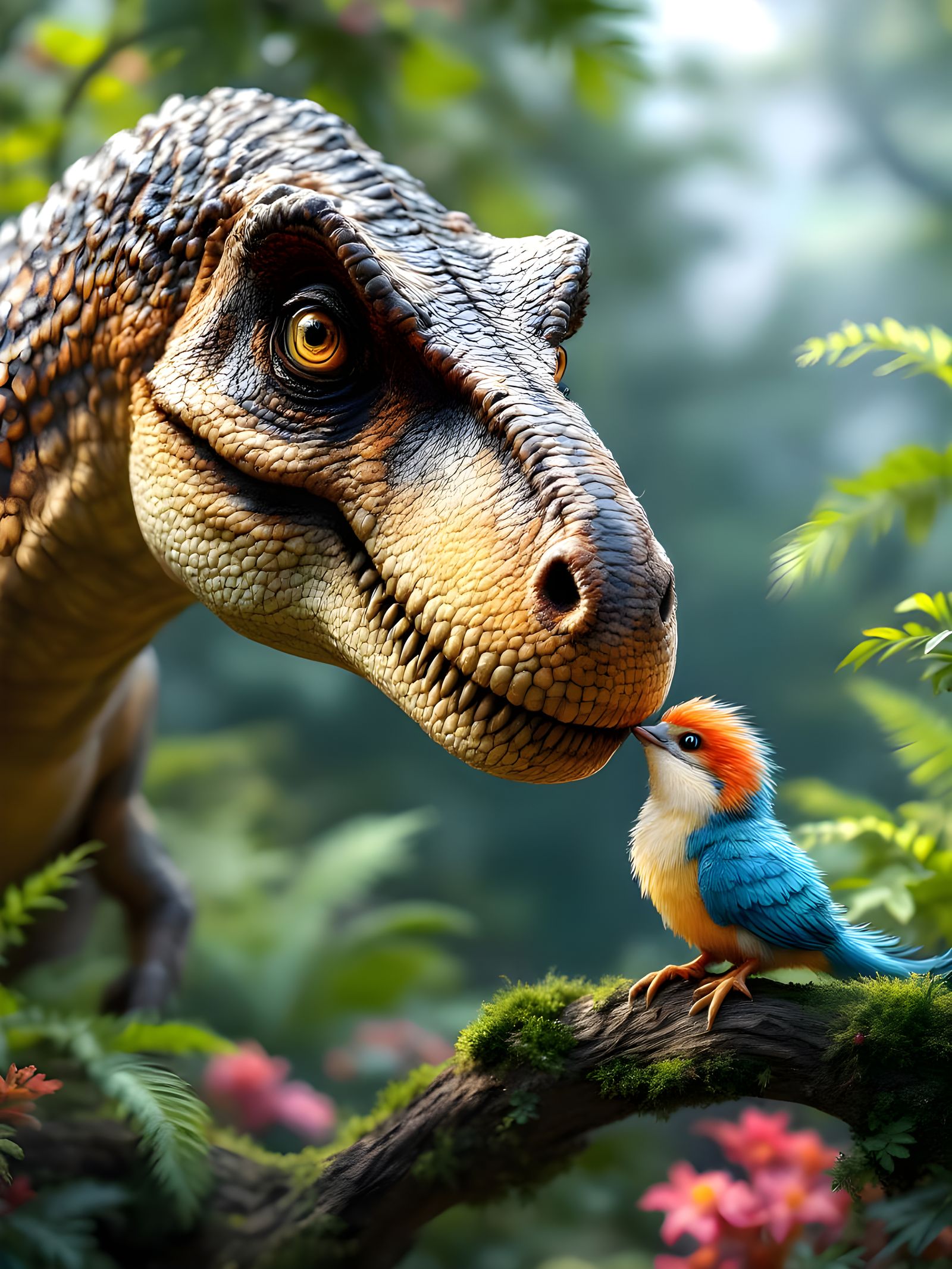 Peaceful Encounter  by @Black Papaver