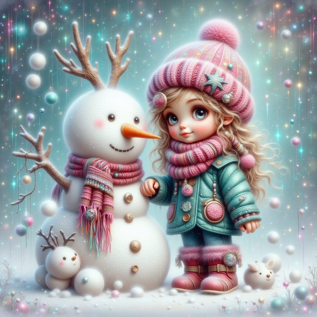 <lora:FiosMysticAura:1.0> <lora:Bohemian Whimsy:1.0> <lora:FiosFantasyGlow:1.0> whimsical little toddler girl with blonde curly hair, grey e...