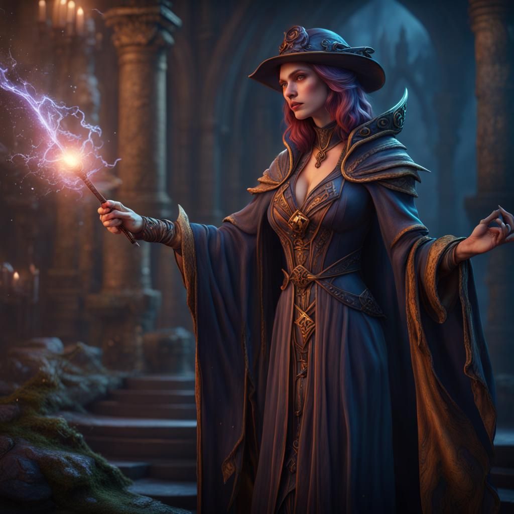 The Sorceress  by @Sharoja