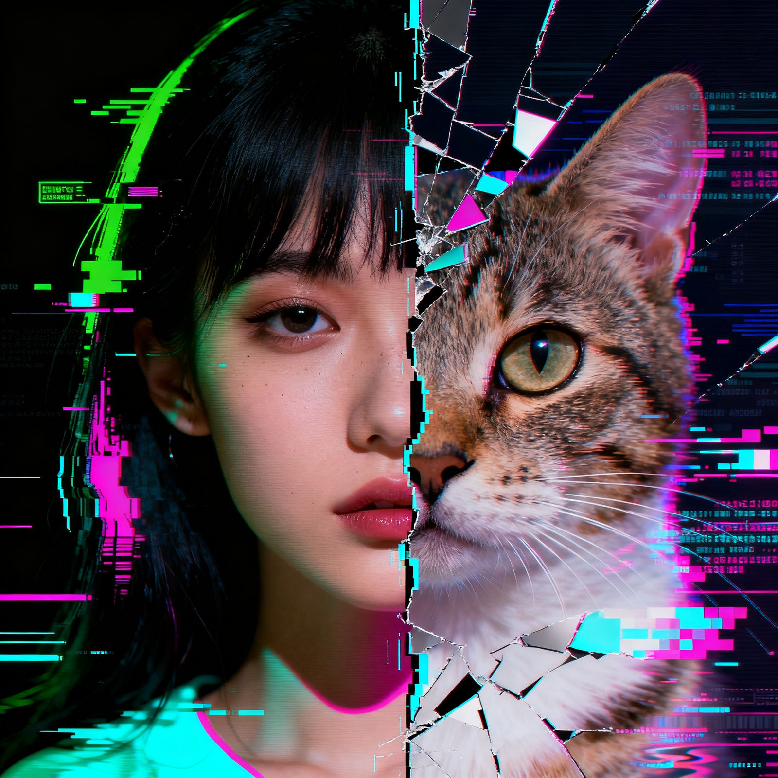 Girl░▒▓█ Cat