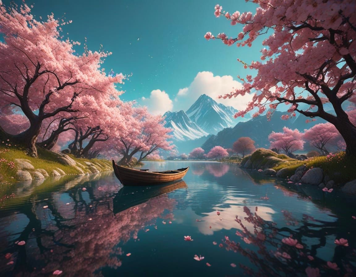 Drifting Through Spring  by @The Nights Sky