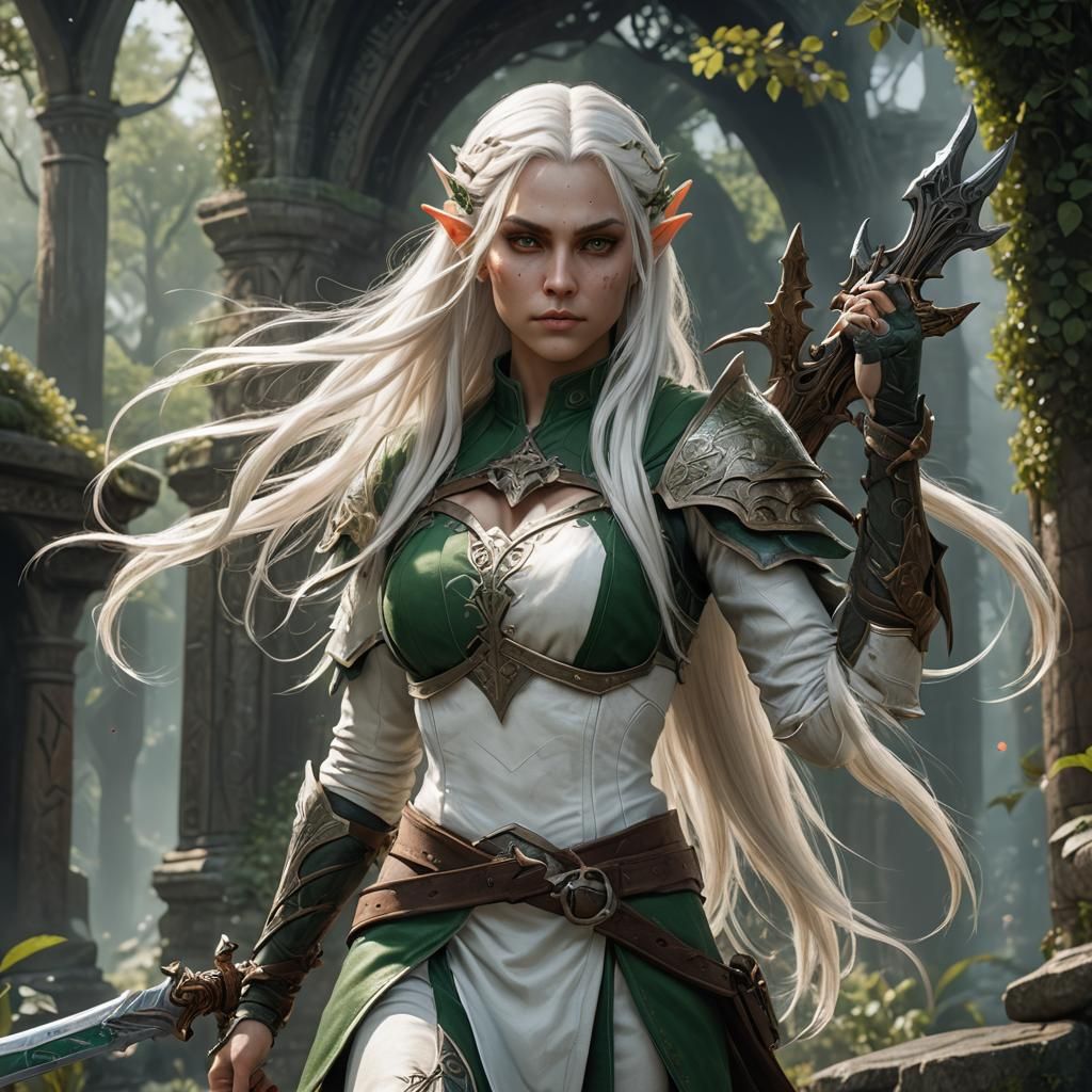 Elf assassin dnd - AI Generated Artwork - NightCafe Creator