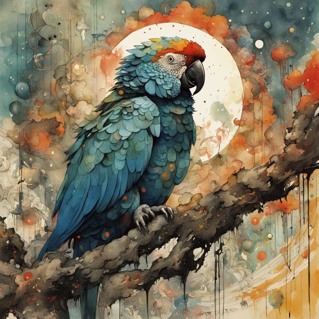 by Paul Lovering and Mattias Adolfsson and Russ Mills and Victo Ngai and Alexander Jansson:: Double exposure A surreal cosmic multicolored p...