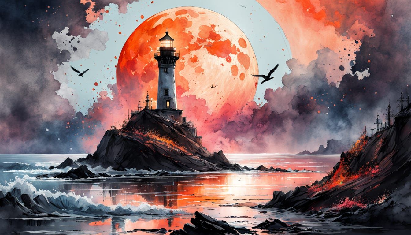 Lighthouse dawn  by @MacMikkola