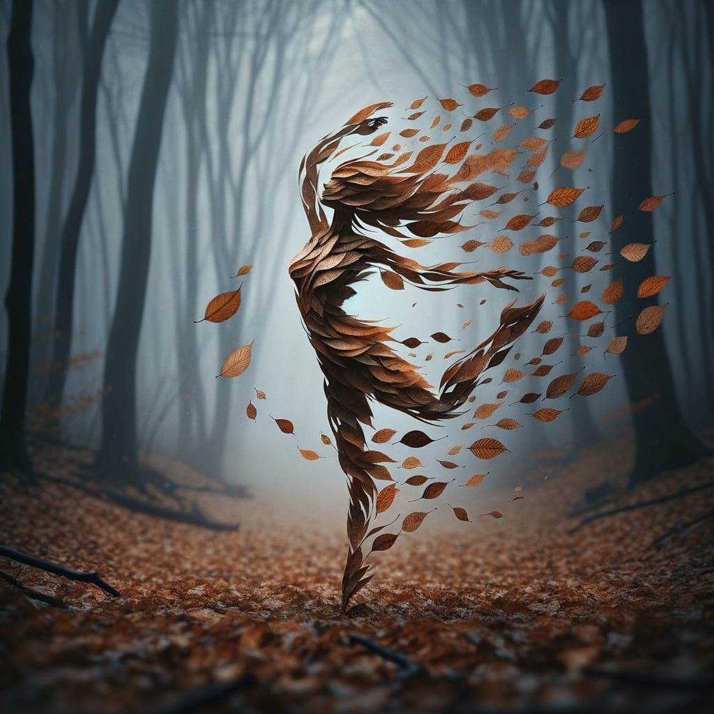 Dancing Leaves  by @Pavel