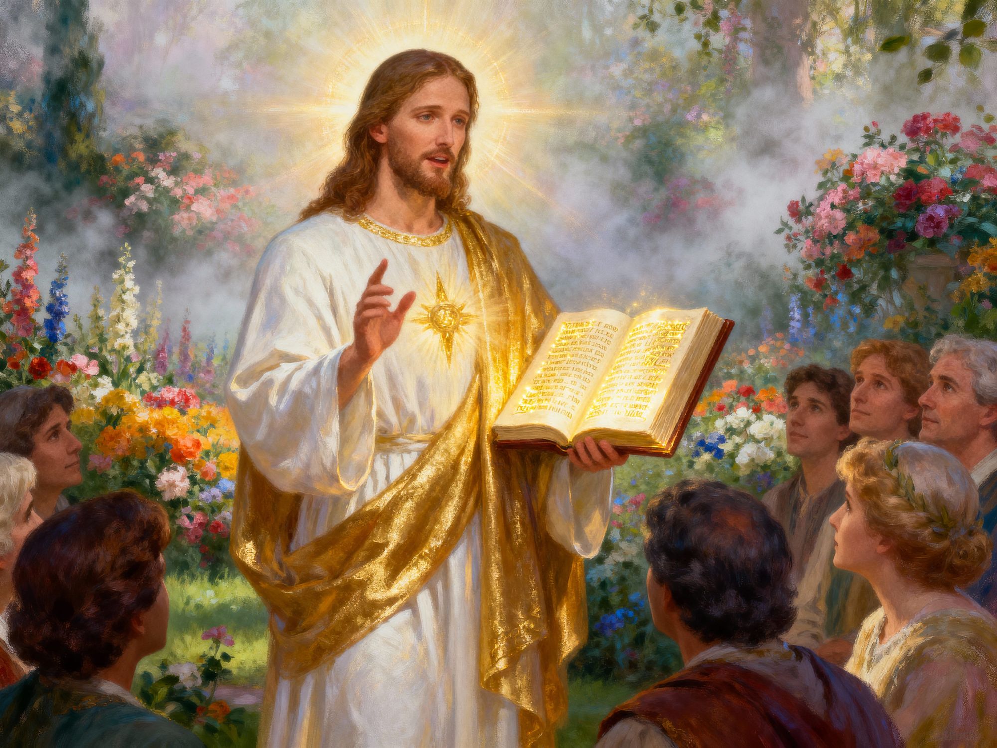  Jesus explaining The Word