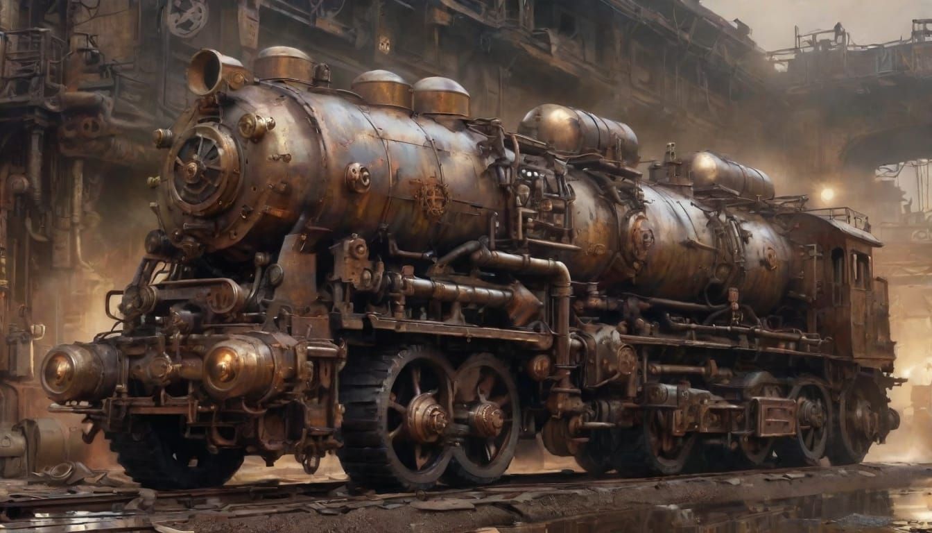 Steampunk Locomotive