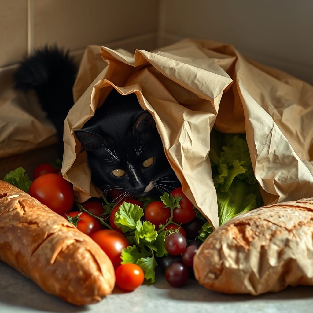 Curiosity Got the Cat into Trouble  by @RC