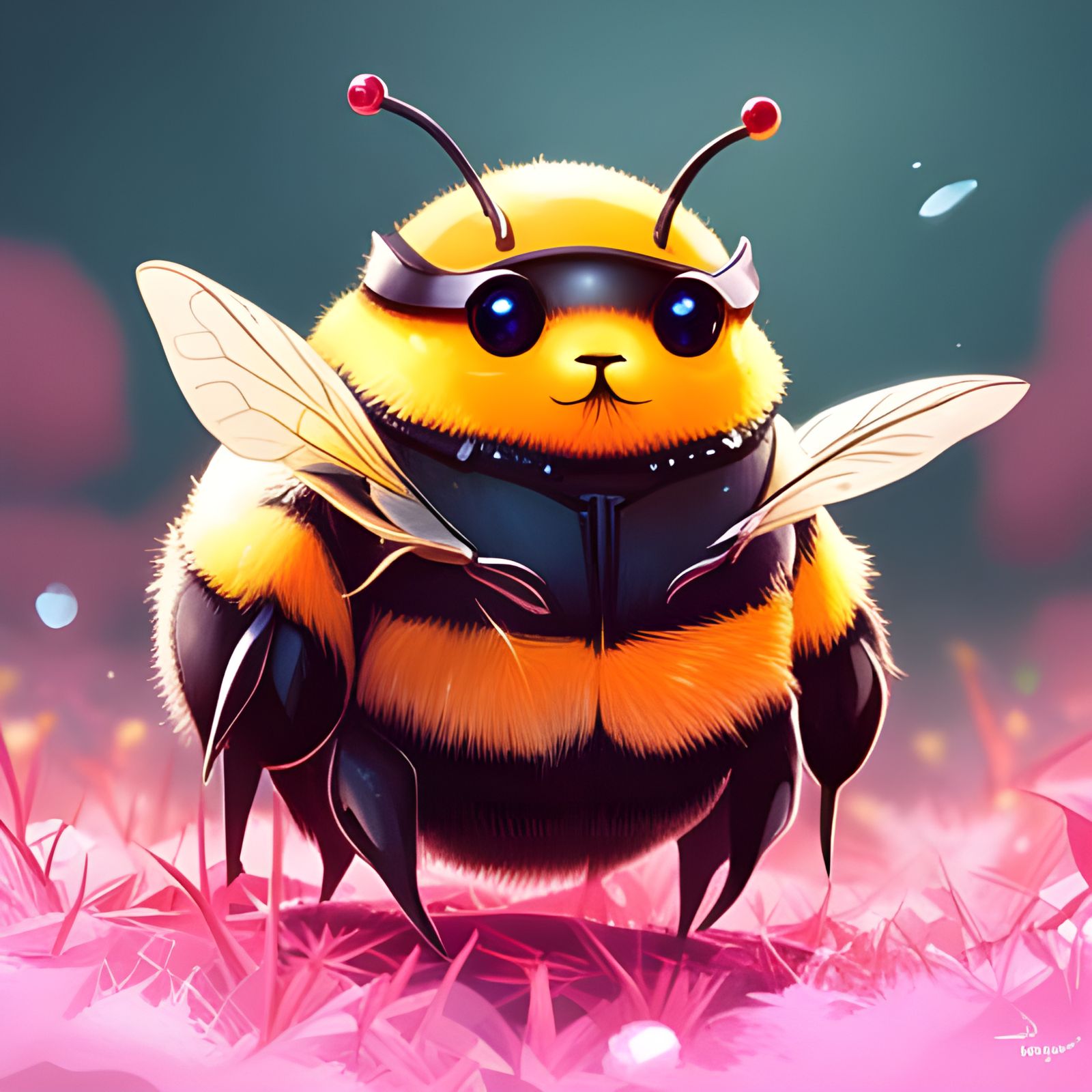 friendly bee  by @Irma Asterikyan