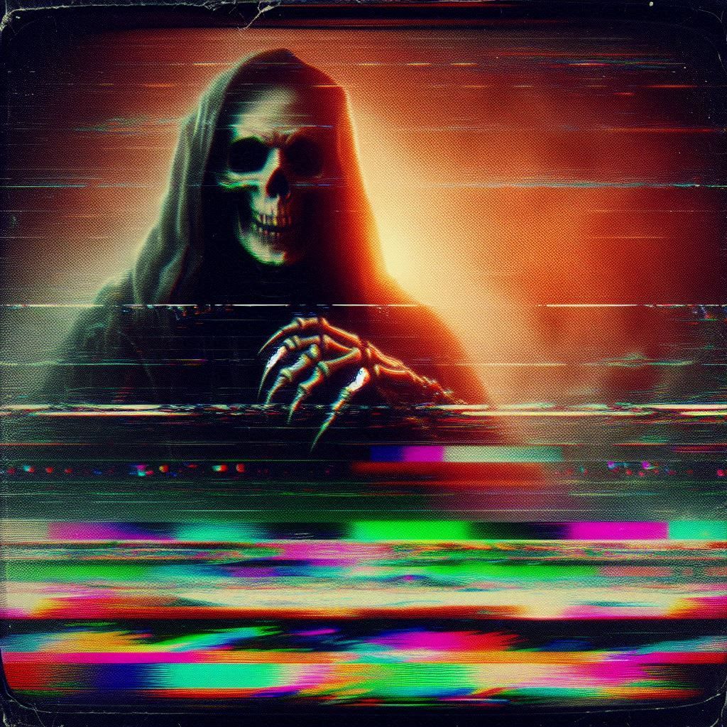 the Grim reaper  VHS style