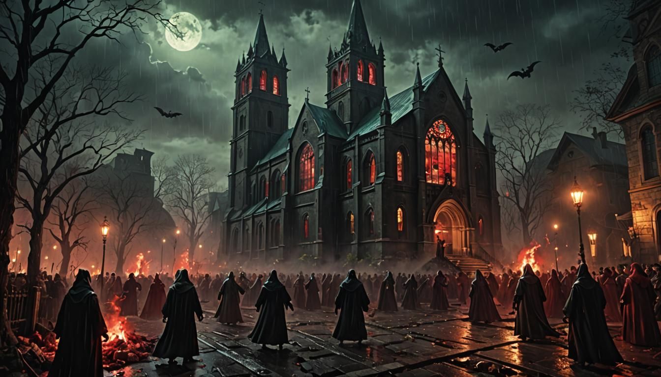 Meanwhile, back in Lost Angels, father grimms congregation g...