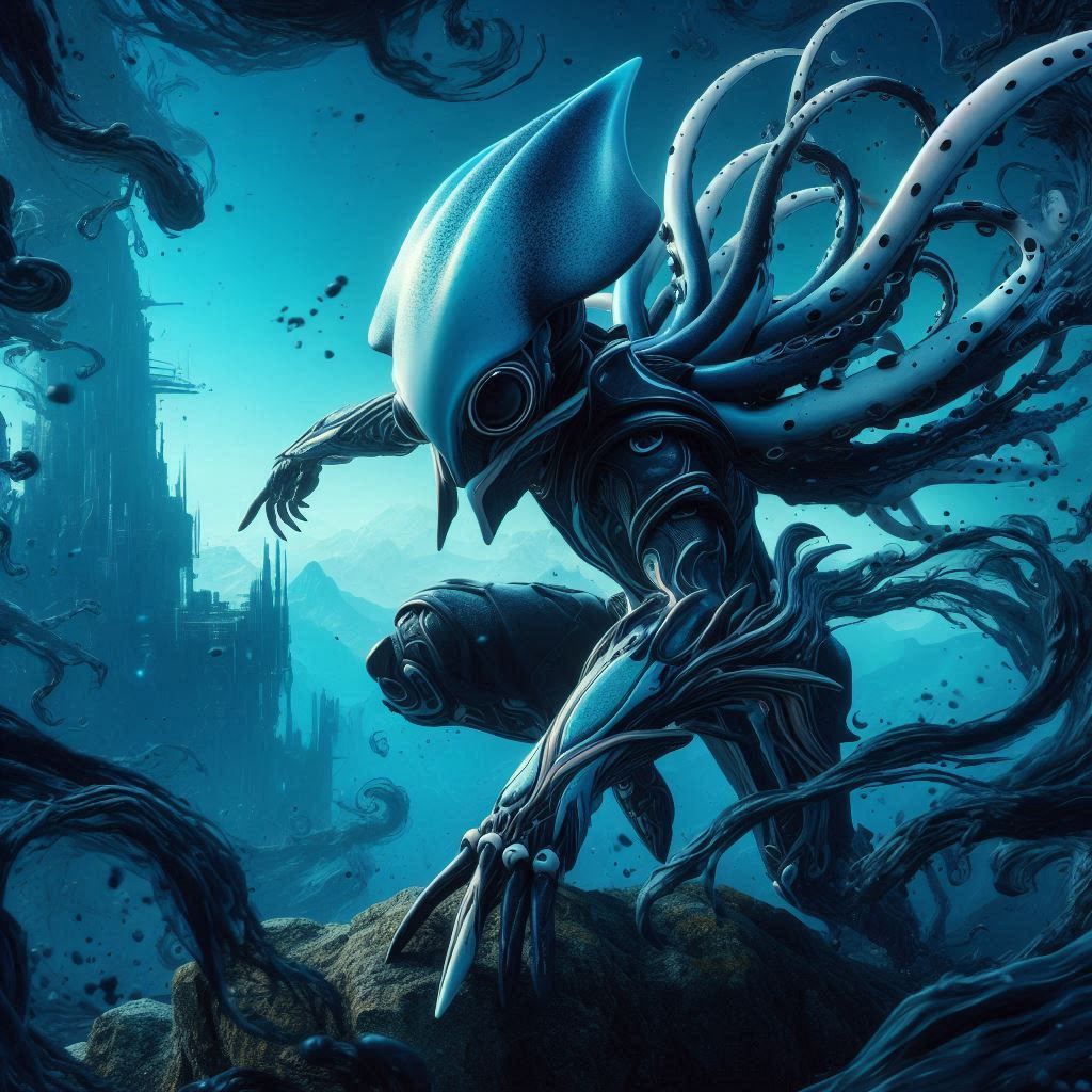 Undertaker squid stealth ink ninja superhero