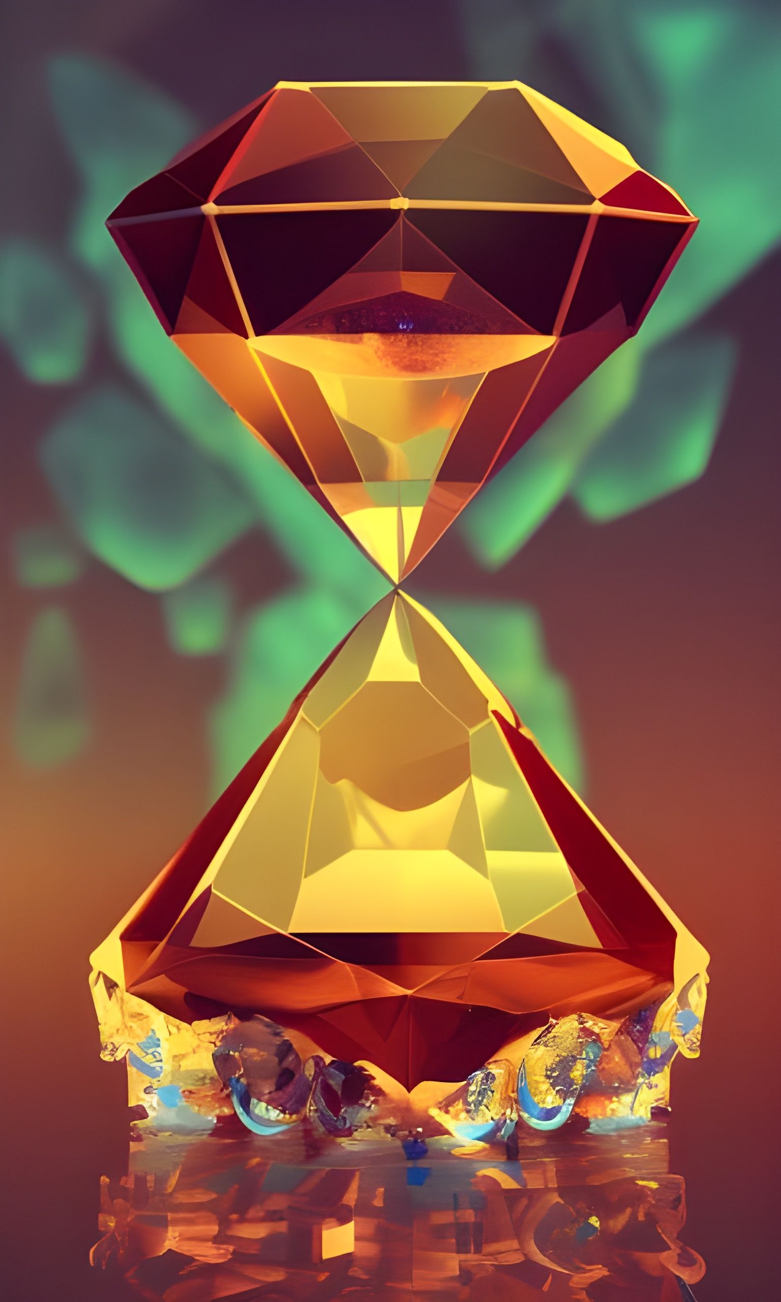 Crystal Time AI Generated Artwork NightCafe Creator